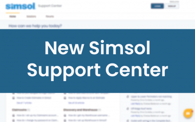 Introducing the New Simsol Support Center